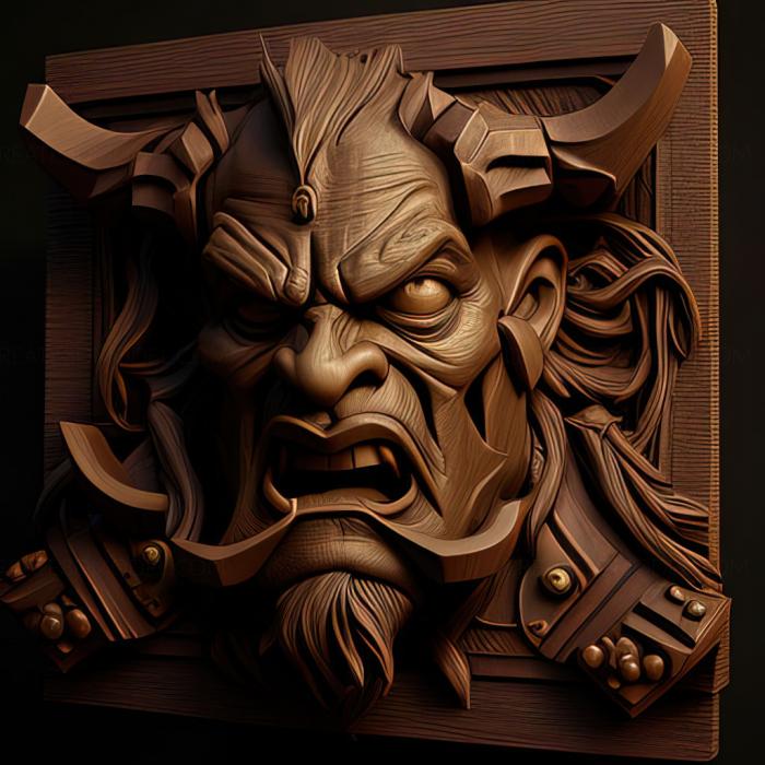 نموذج ثلاثي الأبعاد لآلة CNC ألعاب لعبة st Warcraft 2 Battlenet Edition